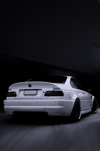 Белый БМВ обои