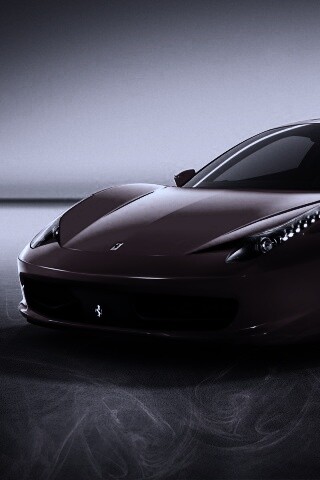 Огненный феррари обои