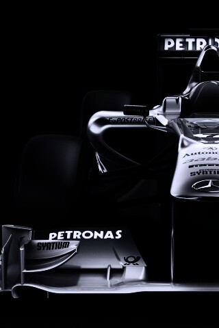 Болид Мерседес обои