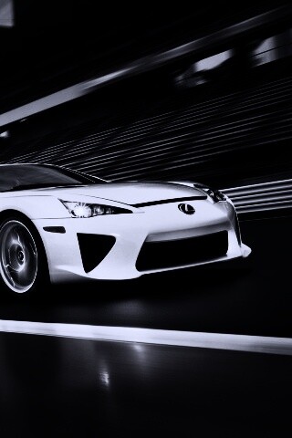 Lexus LFA на тарссу обои