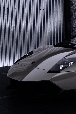 Жёлтый Ламборджини обои