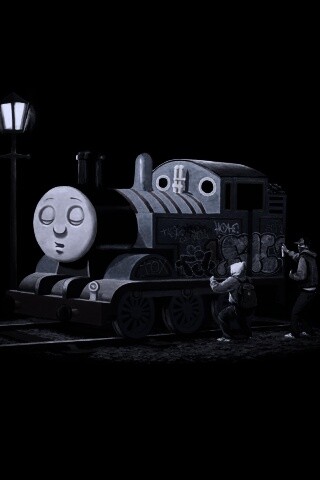 Паровозик для граффити обои