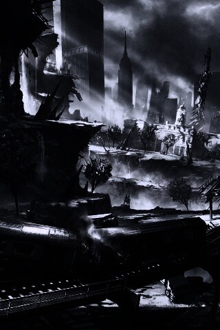 Развалины Нью-Йорка обои