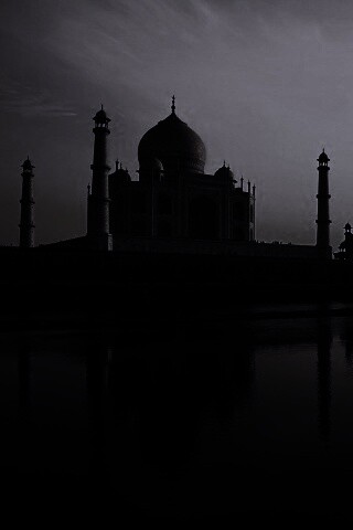 Тадж Махал в сумерках обои