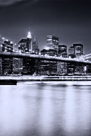 Огни ночного города обои