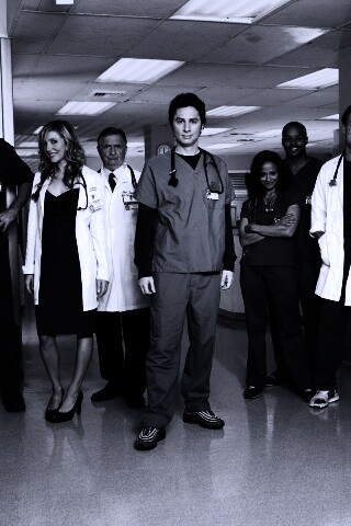 Герои сериала Клиника обои