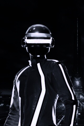 Daft Punk на съемках фильма TRON обои