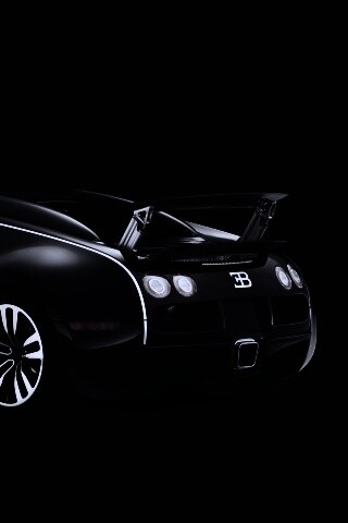 Черный спорткар обои