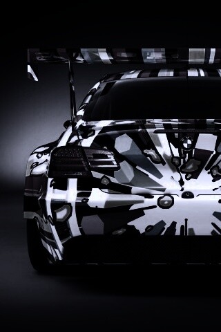 BMW  в сумасшедшем окрасе обои