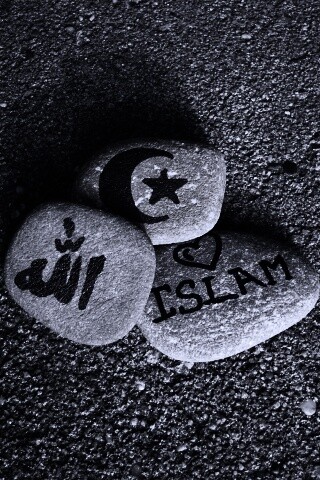 Религия на камнях обои