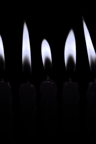 Красные свечи обои