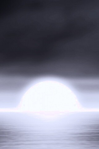 Нереальный закат обои