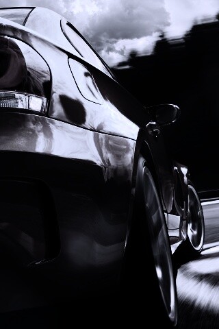 BMW входит в поворот на треке обои