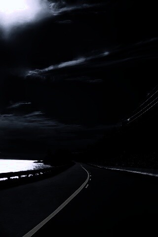 Ночная дорога обои