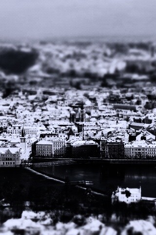 Вид на город обои