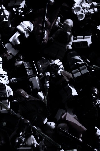 Человечки лего по мотивам звездных войн обои
