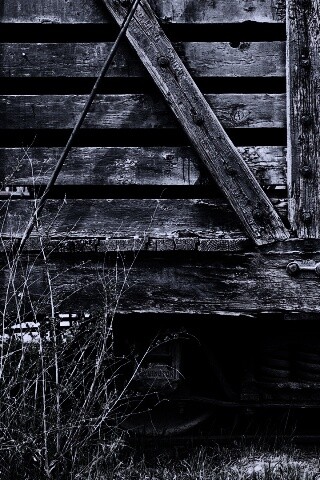 Старый грузовой вагон обои