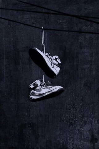 Кросовки на проводе обои