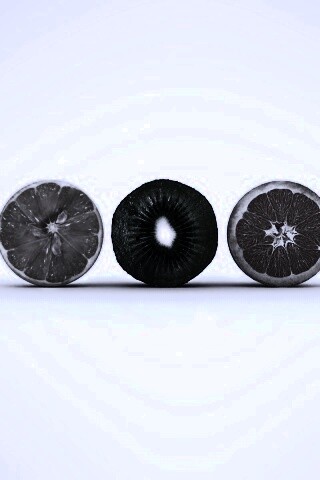 Фрукты в разрезе обои