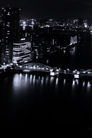 Ночной город обои