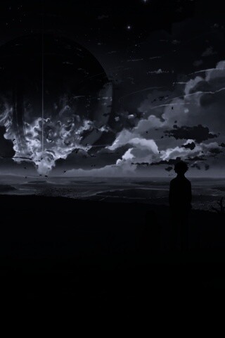 Кадр из творения Макото Синкая обои