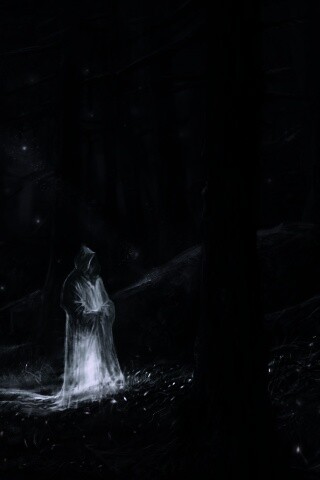 Маг света в лесу обои