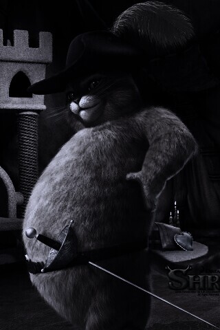 Кот в сапогах из Шрека обои