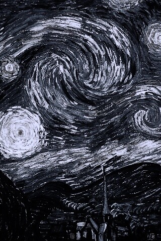 Рисунок города маслом обои