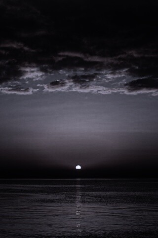 Багровый закат обои