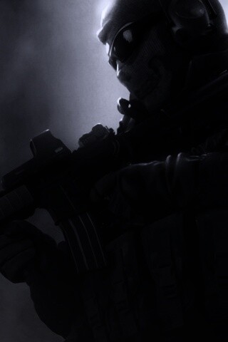 Солдат в маске обои