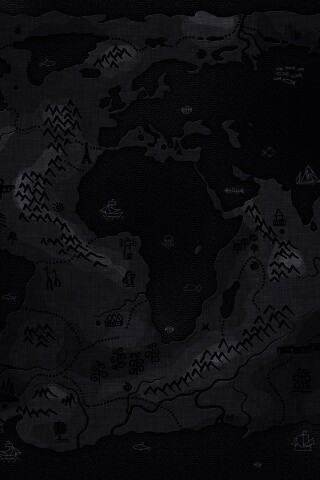 Карта мира наоборот обои