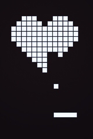 Уровень в виде сердца обои