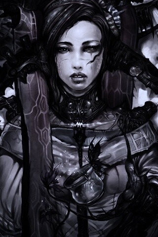 Странная девушка обои