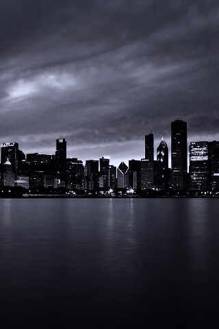 Чикаго с воды обои