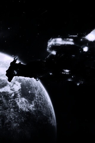 Hyperion летит к земле обои