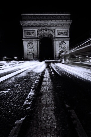 Елисейские поля с Триумфальной аркой обои