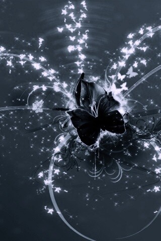 Волшебная бабочка обои