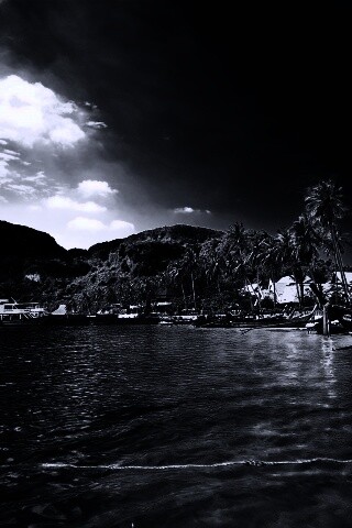 Призрачный пляж обои