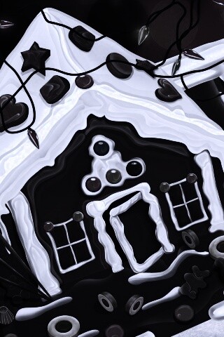 Пряничный домик обои