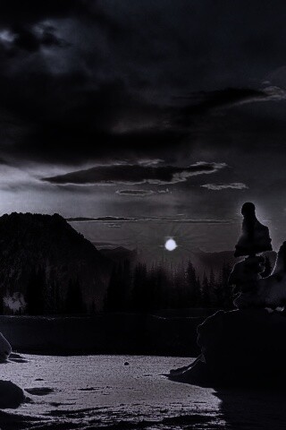 Зимнее солнце обои