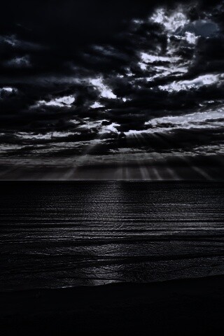 Красивый закатный берег обои