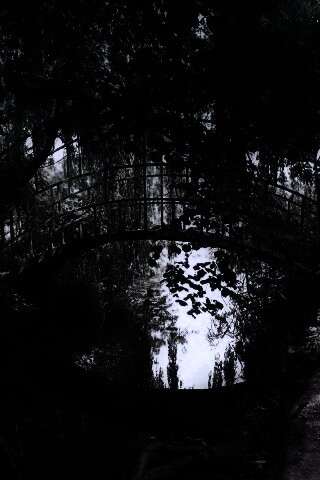 Живописный мостик обои