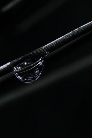 Капелька воды на стебле обои