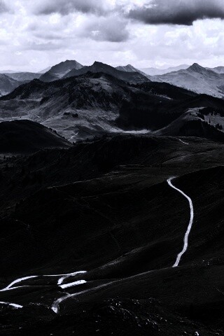 Извилистая горная дорога обои