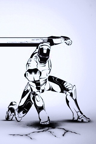 Векторный Железный Человек обои