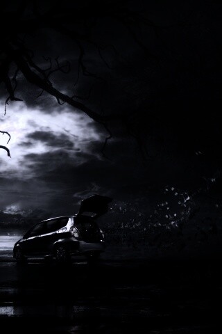 Темное авто обои