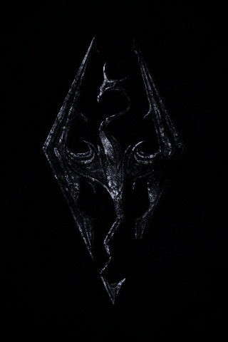 Логотип Skyrim обои