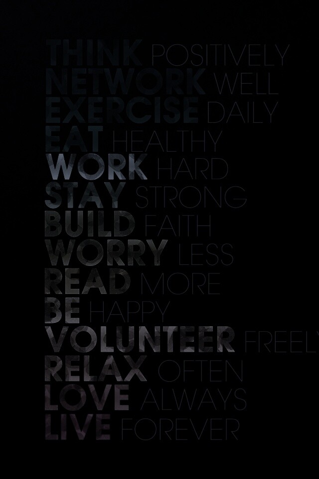 Think possitively обои