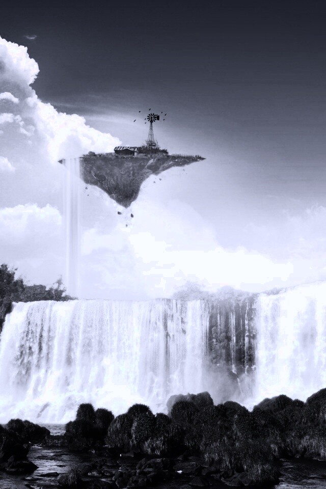 Ферма на летающем острове обои