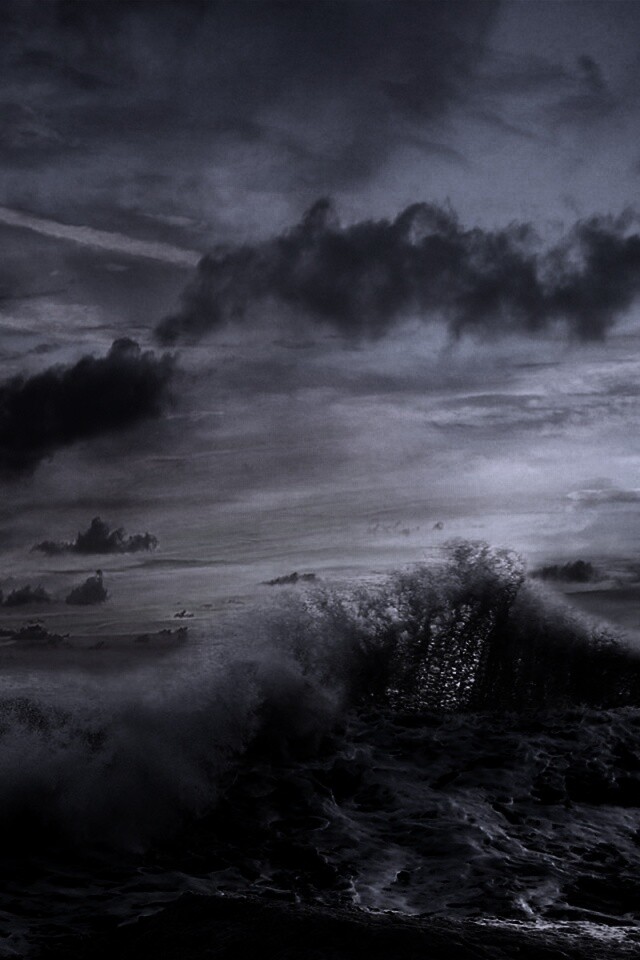 Бушующее море обои